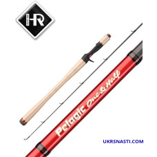 Удилище кастинговое полуторачастное Hearty Rise Pelagic One&Half POHC-701H длина 2,13м тест до 80гр